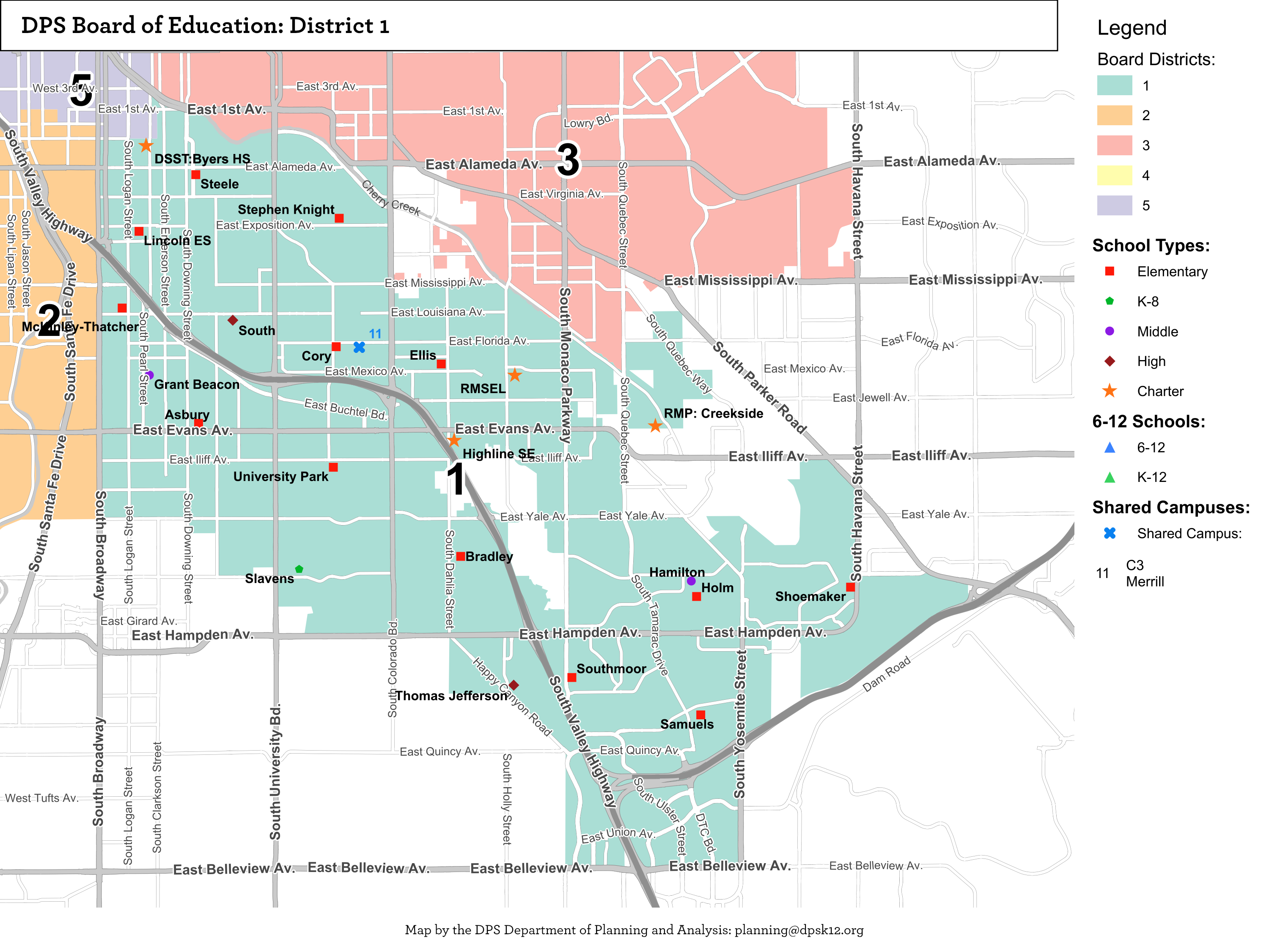 Board District 1 Map